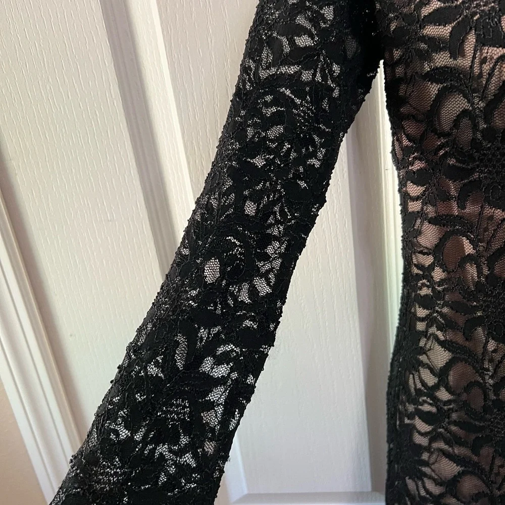 NWOT Black Lace Dress - Picture 3 of 5